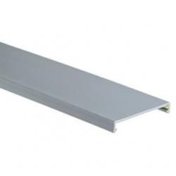 DUCT COVER, PVC, 2IN W X 6FT , LGRAY